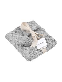 Housse de coussin 50x50 tricot gris Astrid, 100 % coton peigné

Le matériau est certifié STANDARD 100 OEKO-TEX®, 11.HIN.00050, HOHENSTEIN HTTI, Gris, larg. 50 x long. 50 cm