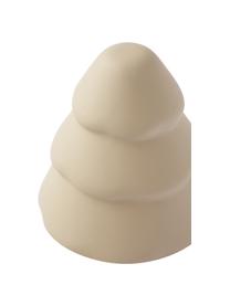 Sapin de Noël beige Snowy, Céramique, Beige, Ø 17 cm