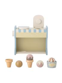 Spielzeug-Eisstand Vallie, 8er-Set, Lotusholz, FSC-zertifiziert, Mehrfarbig, B 23 x H 17 cm