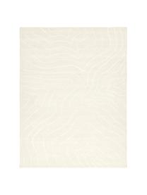 Tapis laine blanc crème tufté main Aaron, Blanc crème, larg. 300 x long. 400 cm (taille XL)