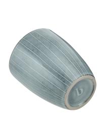 Mugs artisanaux Nordic Sea, 6 pièces, Grès cérame, Gris-bleu, Ø 8 x haut. 10 cm, 250 ml