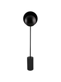 Lampada da terra di design Orbit, Paralume: metallo rivestito, Base della lampada: metallo rivestito, Nero, Larg. 30 x Alt. 140 cm