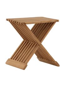 Mesa auxiliar para exterior de teca Ghana, Madera de teca maciza, Madera de teca, An 39 x Al 43 cm