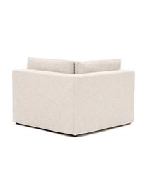 Módulo de esquina sofá Russell, desenfundable, Tapizado: 100% algodón Alta resiste, Tapizado: relleno de espuma, Estructura: madera contrachapada de p, Patas: plástico, Tejido beige claro, An 103 x F 103 cm
