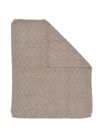 Plaid en tricot Darcy, Taupe