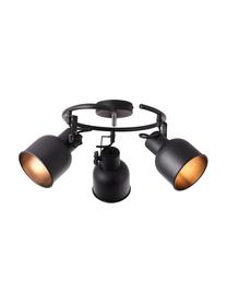 Lampa sufitowa w stylu industrial Rolet, Czarny, Ø 51 x W 18 cm