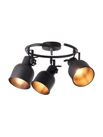 Lampa sufitowa w stylu industrial Rolet, Czarny, Ø 51 x W 18 cm