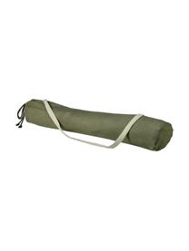 Fauteuil suspendu Paloma, Fibre synthétique, Vert olive, beige, larg. 90 x haut. 150 cm