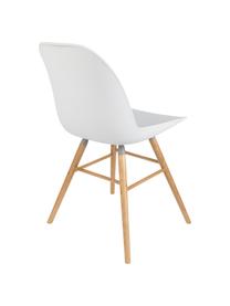 Krzesło Albert Kuip, Nogi: drewno dębowe, Biały, S 49 x G 55 cm