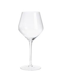 Mundgeblasene bauchige Rotweingläser Ays, 4 Stück, Glas, Transparent, Ø 7 x H 25 cm, 700 ml