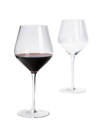 Bicchiere vino rosso in vetro soffiato Ays 4 pz, Vetro, Trasparente, Ø 7 x Alt. 25 cm, 700 ml