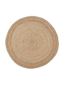 Rond juten vloerkleed Ural, Jute, Jutekleurig, Ø 150 cm (maat M)