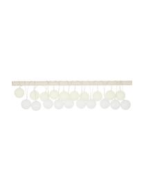 Guirnalda de luces LED Bellin, 320 cm, Linternas: algodón, Cable: plástico, Crema, blanco, L 320 cm