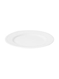 Porzellan-Frühstücksteller Pearl, 6 Stück, Porzellan, Weiss, Ø 20 x H 2 cm