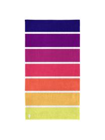 Toalla de playa Marbella, Algodón, Amarillo, naranja, rosa, lila, violeta, An 100 x L 180 cm