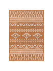 Vnitřní a venkovní koberec s ethno vzorem Nillo, Oranžová, krémová