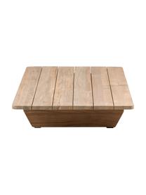 Tavolino da giardino in legno di teak Newport, Teak riciclato, Legno di teak, Larg. 140 x Prof. 16 cm
