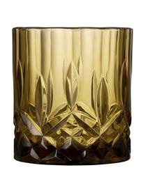 Vasos de whisky Sorrento, 4 uds., Vidrio, Multicolor, Ø 8 x Al 10 cm, 350 ml