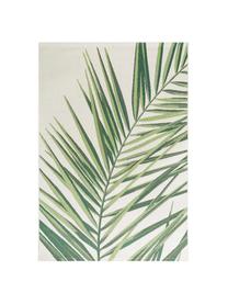 In- & Outdoor-Teppich Capri Palm mit Palmenblattmotiv, 100% Polypropylen, Grün, Beige, B 80 x L 150 cm (Größe XS)