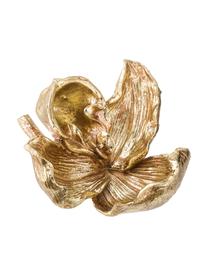 Oggetto decorativo Flower, Poliresina, Dorato, Larg. 14 x Alt. 20 cm