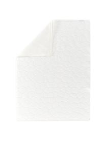 Tapis de bain Stone, 100 % coton, Blanc cassé, larg. 50 x long. 70 cm