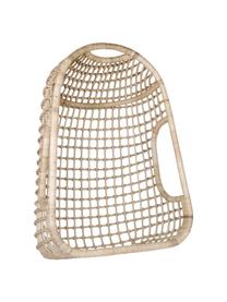 Poltrona sospesa in rattan Amsterdam, Rattan, Beige, Larg. 80 x Prof. 66 cm