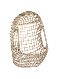 Poltrona sospesa in rattan Amsterdam, Rattan, Beige, Larg. 80 x Prof. 66 cm