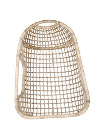 Poltrona sospesa in rattan Amsterdam, Rattan, Beige, Larg. 80 x Prof. 66 cm