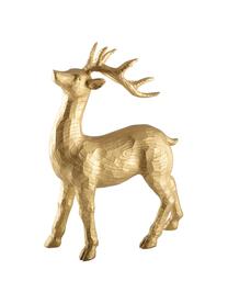 Deko-Objekt Deer, Polyresin, Goldfarben, 28 x 21 cm