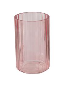 Vase rose transparent Malinia, 3 élém., Verre, Rose, transparent, Ø 13 x haut. 19 cm