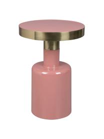 Smaltovaný odkládací stolek Glam, Růžová