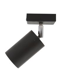 Foco / Aplique Etna, Pantalla: acero pintado, Fijación: acero pintado, Negro, An 8 x F 15 cm