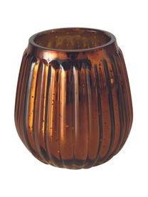 Teelichthalter-Set Alisa, 3-tlg., Glas, Brauntöne, Je Ø 9 x H 9 cm
