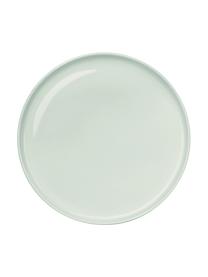 Platos postre de porcelana Kolibri, 6 uds., Porcelana, Verde menta, Ø 21 cm