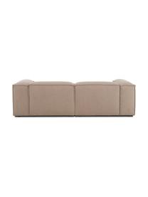 Narożna sofa modułowa Lennon, Tapicerka: 100% poliester Dzięki tka, Stelaż: lite drewno sosnowe, cert, Nogi: tworzywo sztuczne, Taupe tkanina, S 238 x G 180 cm, lewostronna