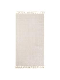 Tappeto con effetto a rilievo Laila Tang, Retro: cotone, Crema, Larg. 230 x Lung. 340 cm (taglia L)