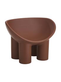 Designer Sessel Roly Poly in Braun, Polyethylen, im Rotationsgussverfahren hergestellt, Braun, B 84 x T 57 cm