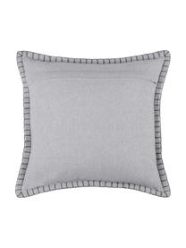 Coussin 40x40 Noël Vaujany, Blanc cassé, gris