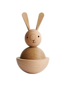Accessoire décoratif Rabbit, Bois, noir, Ø 7 cm, haut. 13 cm