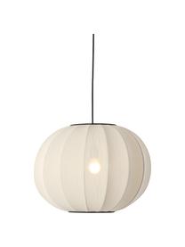 Lampa wisząca Knit-Wit, Złamana biel, Ø 45 x 36 cm