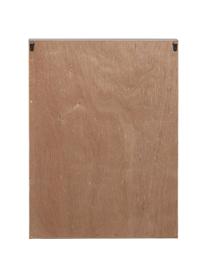 Estante de pared de madera de pino Barney, Madera de pino pintado, Madera de pino, gris claro pintado, An 60 x Al 80 cm