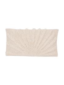 Housse de coussin en coton bio à tissage grossier Sunrise, Beige clair