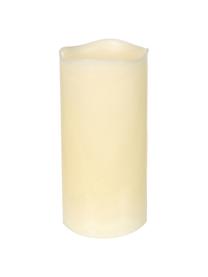 Set de velas LED con mando Warm, 3 pzas., Plástico, Crudo, Ø 8 x Al 15 cm