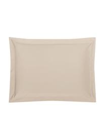 Taie d'oreiller 50x70 satin de coton Premium, 2 pièces, Taupe, 50 x 70 cm