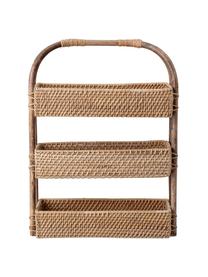 Cesto a 3 livelli Bask, Rattan, Marrone, Larg. 31 x Alt. 46 cm