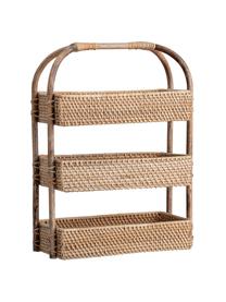 Cesto a 3 livelli Bask, Rattan, Marrone, Larg. 31 x Alt. 46 cm