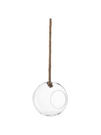 Maceta colgante Ball, Transparente, Ø 22 x Al 22 cm