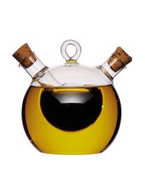 Azijn- en oliedispenser Ital, Glas, Transparant, Ø 9 x H 12 cm