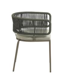 Záhradná stolička Nadin, Sivozelená, Š 58 x H 48 cm