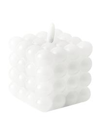 Bougie LED à piles avec flamme vacillante Bolle, Cire, plastique, Blanc, larg. 8 x haut. 10 cm